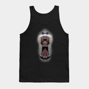 Angry Neko Demon Face Tank Top